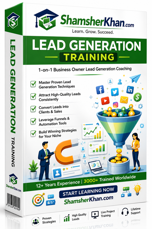 Capacitación en generación de leads B2B: 7 días en vivo 1 a 1 en línea