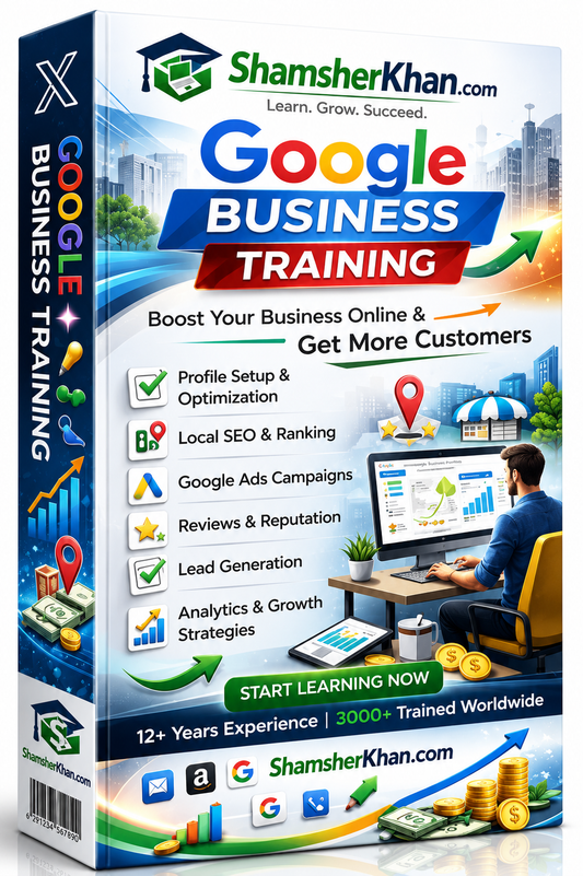 Capacitación sobre el listado de Google My Business: 7 días en vivo, 1 a 1 en línea