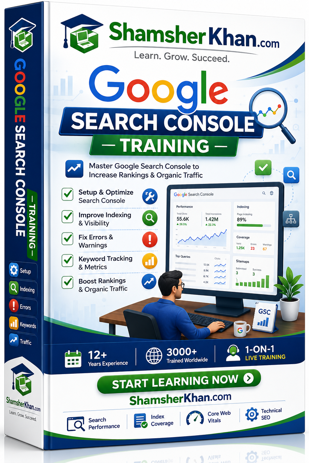 التدريب على Google Search Console - 7 أيام مباشرة عبر الإنترنت