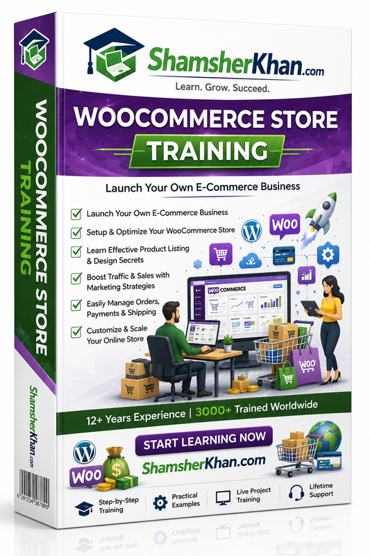 Capacitación sobre la tienda WooCommerce: 7 días en vivo 1 a 1 en línea