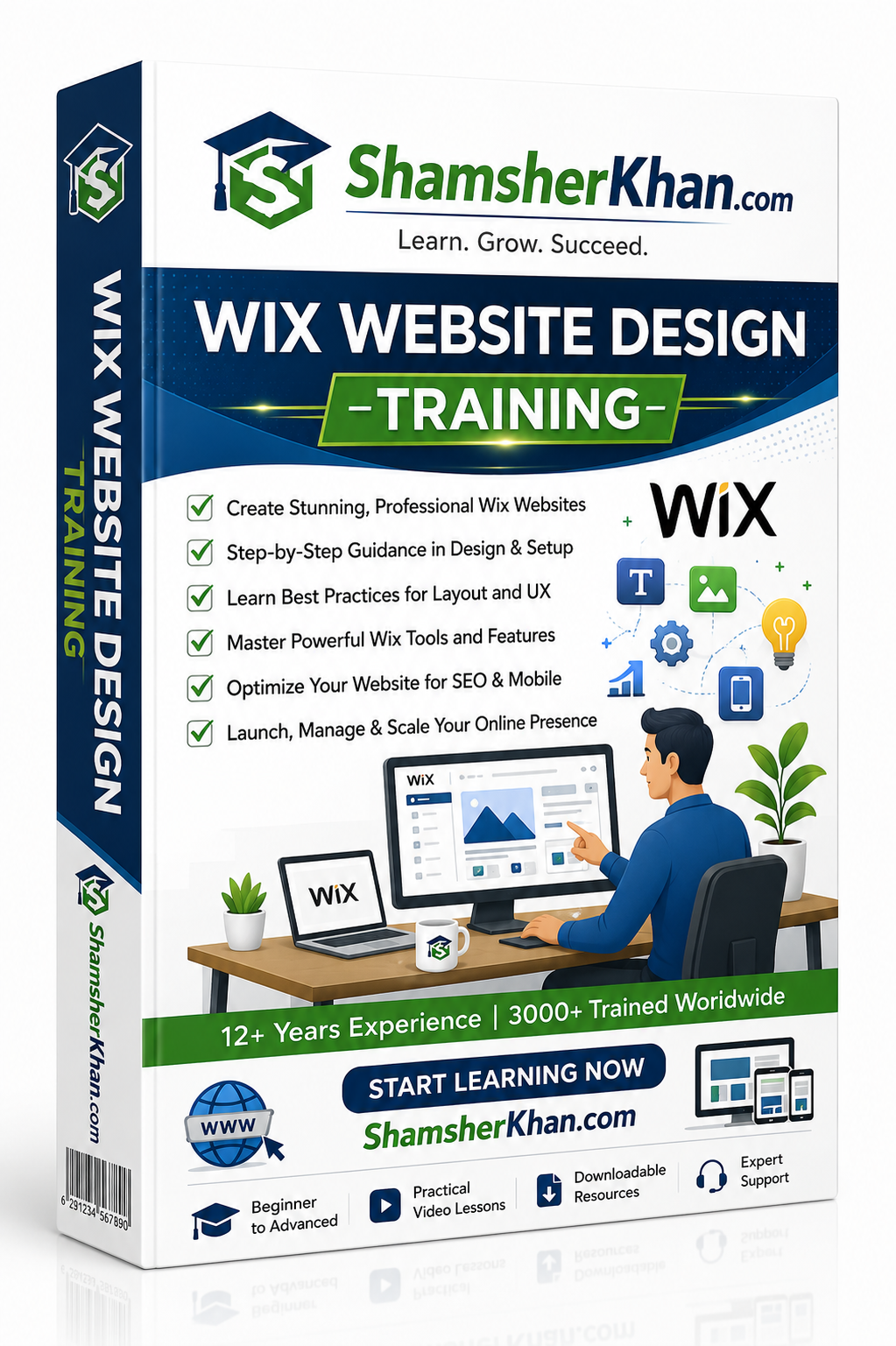 دورة تصميم موقع Wix - تدريب مباشر لمدة 7 أيام وجهًا لوجه عبر الإنترنت 